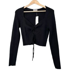 NWT! Urban Outfitters Lace Up Front Long Sleeve